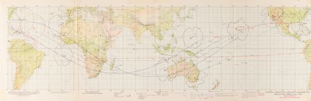Lot #521 Apollo 15 (4) Panoramic NASA Flight and Orbit Charts - Image 4