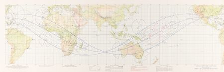 Lot #511 Apollo 11 Earth Orbit Chart