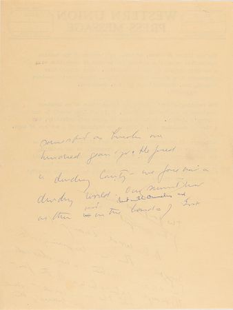 Lot #34 John F. Kennedy Handwritten Statement as President-Elect (January 4, 1961) - Early Basis for His Inaugural Address - Image 2
