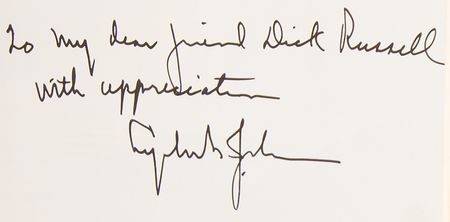 Lot #123 Lyndon B. Johnson Signed Book - To Heal and to Build - Image 2