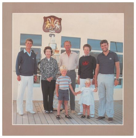 Lot #245 Queen Elizabeth II and Prince Philip Signed Christmas Card to Charles and Diana, from 