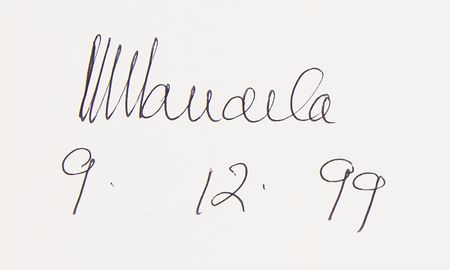 Lot #377 Nelson Mandela Signed Book - An Illustrated Autobiography - Image 2