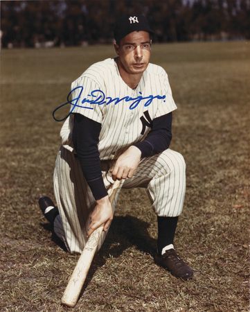 Lot #949 Joe DiMaggio Signed Photograph