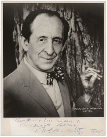Lot #695 Vladimir Horowitz Signed Photograph