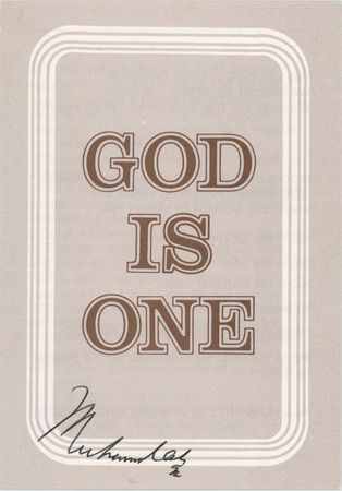 Lot #943 Muhammad Ali Signed Religious Pamphlet