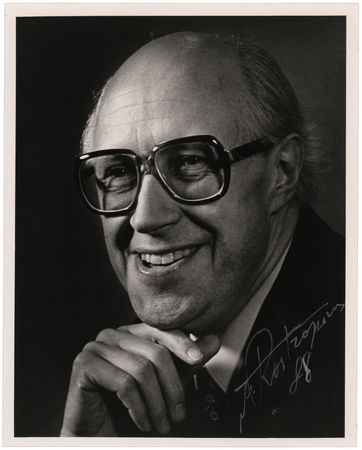 Lot #708 Mstislav Rostropovich Signed Photograph