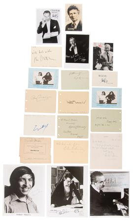Lot #703 Pianists Group Lot of (20) Signed Items