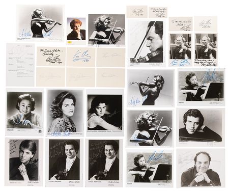 Lot #699 Modern Violinists Collection of (29)