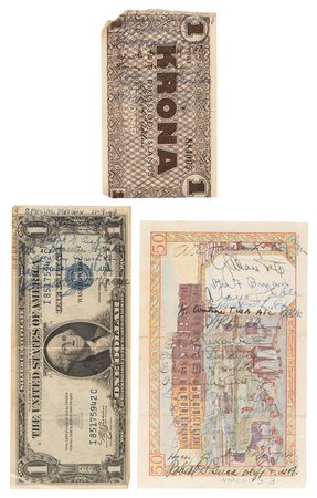 Lot #236 WWII: Franklin D. Roosevelt, Winston Churchill, and Joseph Stalin (2) Signed 'Short Snorter' Banknotes from the Historic Tehran Conference - Image 9