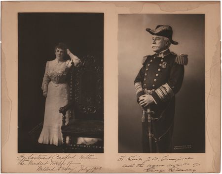 Lot #474 George Dewey Oversized Signed Photograph