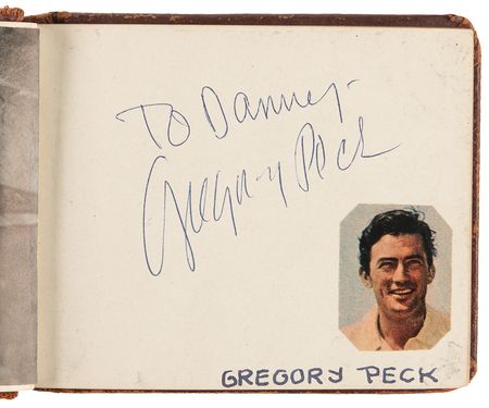 Lot #876 Hollywood Stars (45+) Signed Autograph Album with Jennifer Jones, Claude Rains, and Al Jolson - Image 3