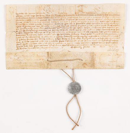 Lot #392 Pope Alexander VII Papal Bull