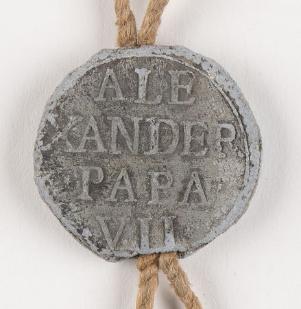 Lot #392 Pope Alexander VII Papal Bull - Image 4
