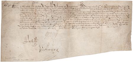 Lot #370 King Henry III Document Signed