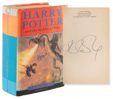 Lot #649 J. K. Rowling Signed Book - Harry Potter