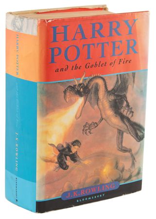 Lot #649 J. K. Rowling Signed Book - Harry Potter and the Goblet of Fire - Image 3