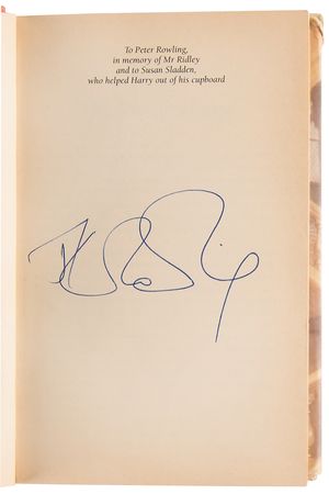 Lot #649 J. K. Rowling Signed Book - Harry Potter and the Goblet of Fire - Image 4