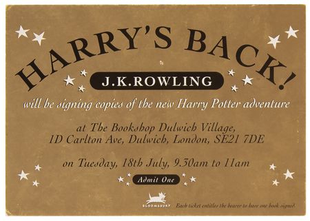 Lot #649 J. K. Rowling Signed Book - Harry Potter and the Goblet of Fire - Image 6