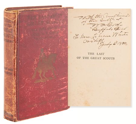 Lot #289 William F. 'Buffalo Bill' Cody Signed Book - The Last of the Great Scouts - Image 1