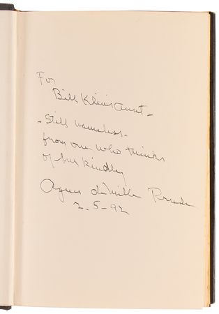 Lot #860 Agnes de Mille Signed Book - Speak To Me, Dance With Me - Image 4