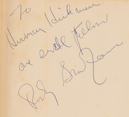 Lot #951 Rocky Graziano Signed Book - Somebody Up There Likes Me: My Life So Far - Image 2