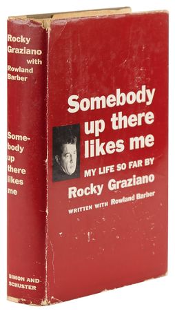Lot #951 Rocky Graziano Signed Book - Somebody Up There Likes Me: My Life So Far - Image 3