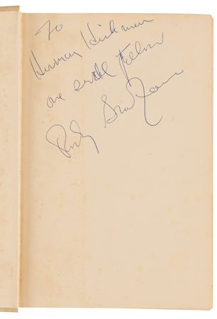 Lot #951 Rocky Graziano Signed Book - Somebody Up There Likes Me: My Life So Far - Image 4
