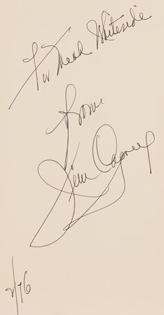 Lot #851 James Cagney Signed Book - Cagney - Image 2