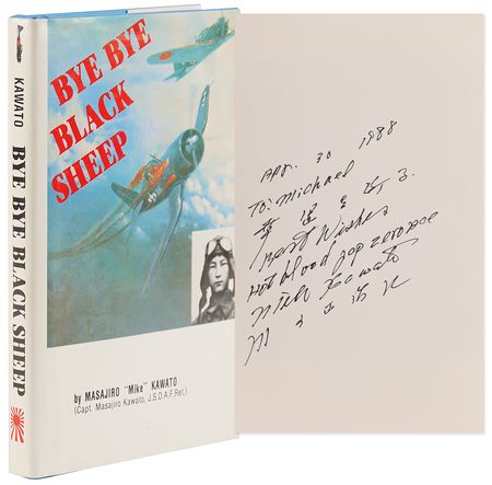Lot #484 Masajiro 'Mike' Kawato Signed Book - Bye Bye Black Sheep - Image 1