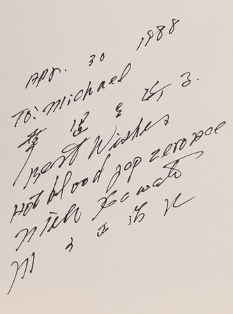 Lot #484 Masajiro 'Mike' Kawato Signed Book - Bye Bye Black Sheep - Image 2