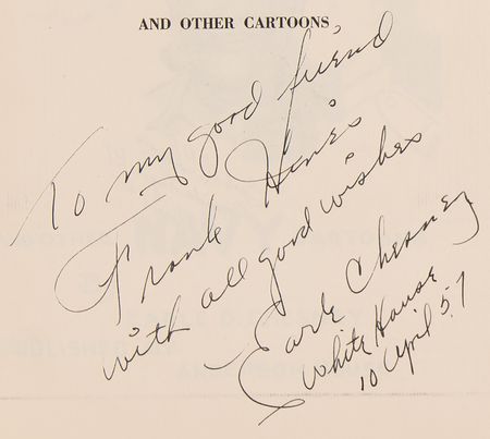 Lot #458 Earle D. Chesney (6) Original Sketches and (1) Signed Book - Image 2