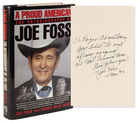 Lot #478 Joe Foss Signed Book -  A Proud American - Image 1