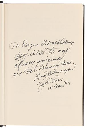 Lot #478 Joe Foss Signed Book -  A Proud American - Image 4