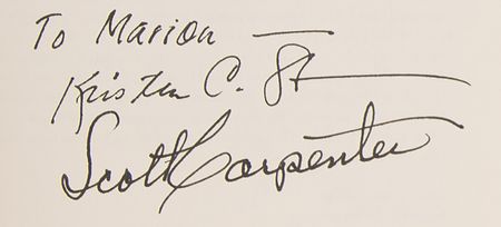 Lot #539 Scott Carpenter Signed Book - For Spacious Skies: The Uncommon Journey of a Mercury Astronaut - Image 2