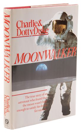 Lot #544 Charlie Duke Signed Book - Moonwalker - Image 3