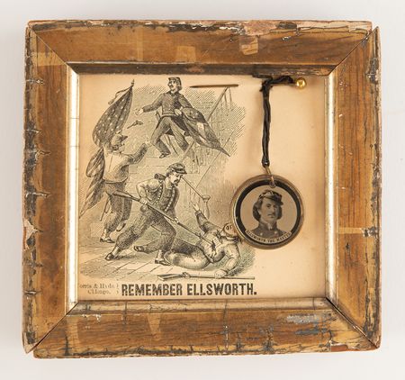 Lot #475 Elmer E. Ellsworth (2) Civil War-Era Souvenirs - 