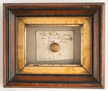 Lot #475 Elmer E. Ellsworth (2) Civil War-Era Souvenirs - 