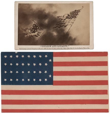 Lot #155 Abraham Lincoln and Jefferson Davis (2) Civil War Mailing Envelopes - Image 2