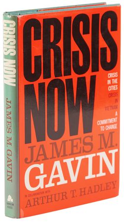 Lot #480 James M. Gavin Signed Book - Crisis Now - Image 3