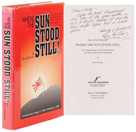Lot #481 Guadalcanal Signed Book - Where the Sun Stood Still - Image 1