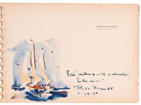 Lot #579 Rex Brandt and Earl Chesney (2) Signed Art Books - Image 2