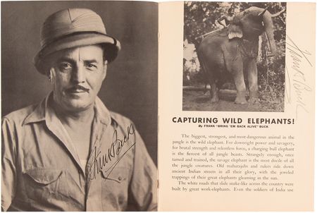 Lot #848 Frank Buck (2) Signed Books - Image 2