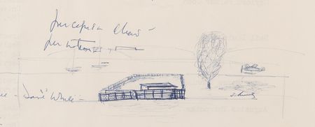 Lot #37 John F. Kennedy Handwritten Notes and Signed Sketch of a Pasture - PSA GEM MINT 10 - Image 3