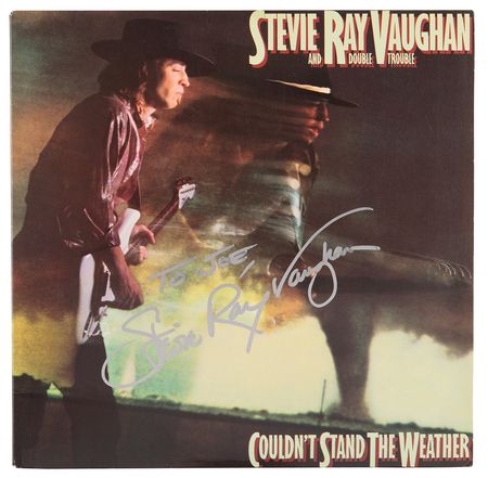 Lot #793 Stevie Ray Vaughan Signed Album -