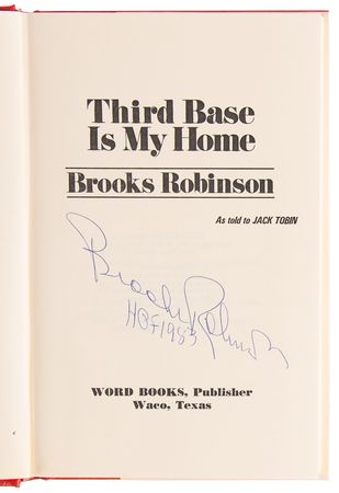 Lot #945 Baseball Hall of Famers (6) Signed Books - Image 3