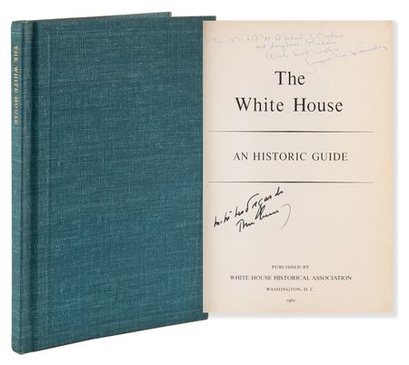 Lot #127 Jacqueline Kennedy Signed Book - The
