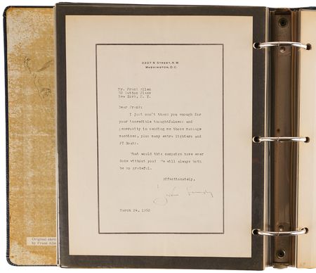 Lot #144 John F. Kennedy: The Legend of John F. Kennedy 'Private Edition' Scrapbook with (2) Typed Letters Signed from Robert F. Kennedy - Image 14
