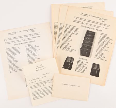 Lot #144 John F. Kennedy: The Legend of John F. Kennedy 'Private Edition' Scrapbook with (2) Typed Letters Signed from Robert F. Kennedy - Image 3