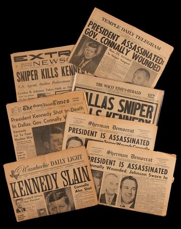 Lot #50 John F. Kennedy Assassination: (950+) Newspapers from November 1963 - Image 3