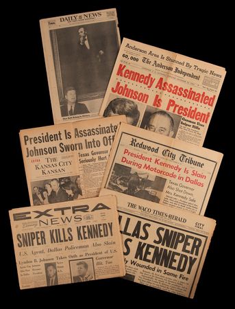 Lot #50 John F. Kennedy Assassination: (950+) Newspapers from November 1963 - Image 4